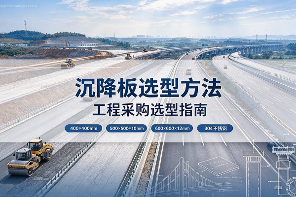 科尔沁右翼前旗沉降板选择方法