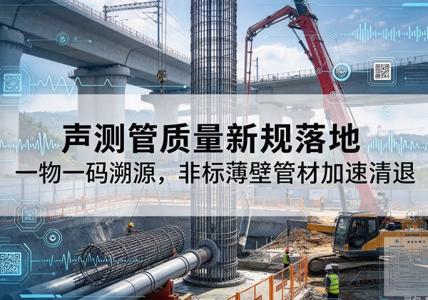 科尔沁右翼前旗声测管质量新规落地，一物一码溯源，非标薄壁管材加速清退