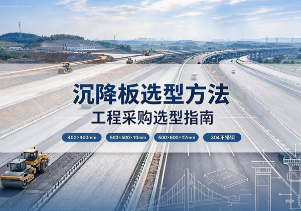 科尔沁右翼前旗沉降板选择方法
